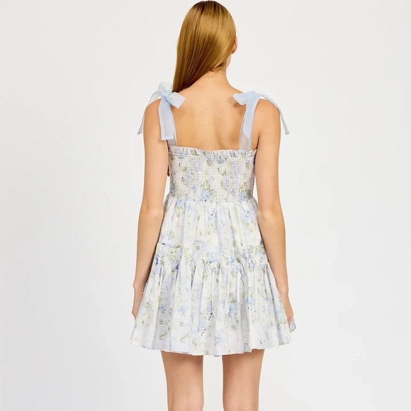 En Saison Pastel Floral Mini Dress - Picture 4 of 4